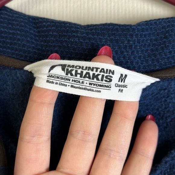 Mountain Khakis Pop‎ Top Pullover Sweater Blue Size M - Picture 4 of 7